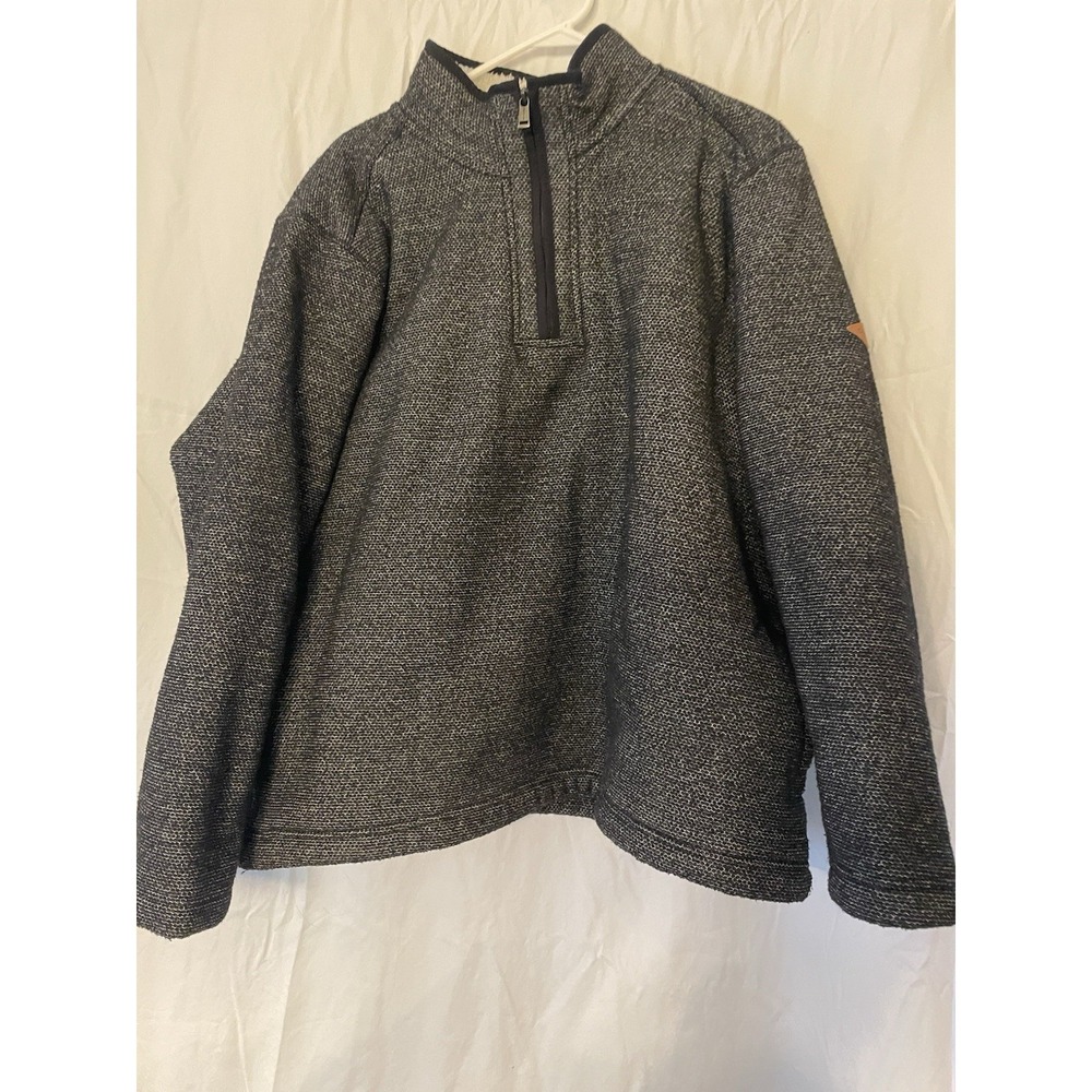 Orvis Mens Classic Collection Fleece Sherpa Quarter Zip Pullover XXL